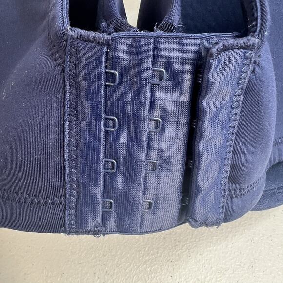 Vanity Fair 40D Bra Beauty Back Underwire Full Figure Coverage Lace 76380 Blue - Picture 7 of 13